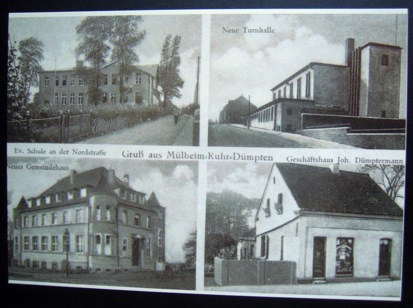 Postcard greetings from Mühlheim-Ruhr-dümpten/multi-picture card