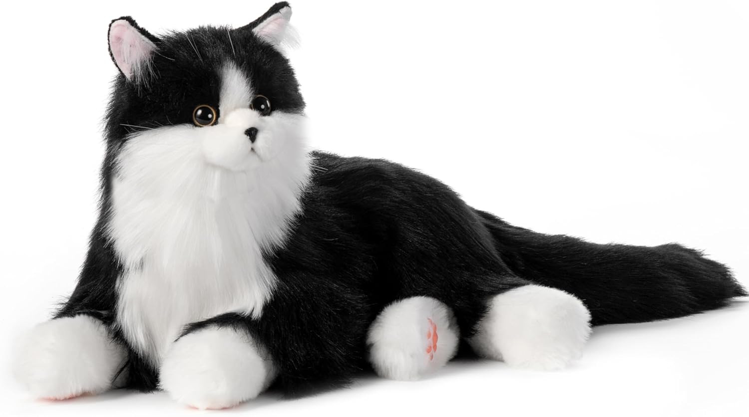 Interactive Companion Robot Cat Plush with Touch, Purring & Heartbeat Interactive Companion Robot Cat Plush with Touch, Purring & Heartbeat