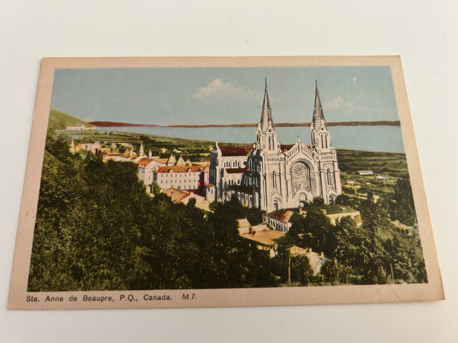 Ste Anne de Beaupre P. Q. Canada Postcard
