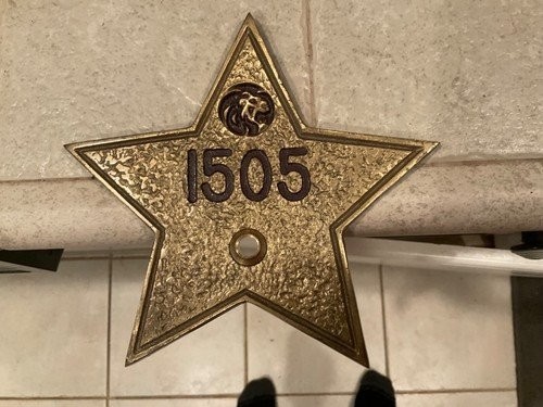 Vintage Original 1980s MGM Grand Hotel Las Vegas Door Number with Peep Hole Vintage Original 1980s MGM Grand Hotel Las Vegas Door Number with Peep Hole