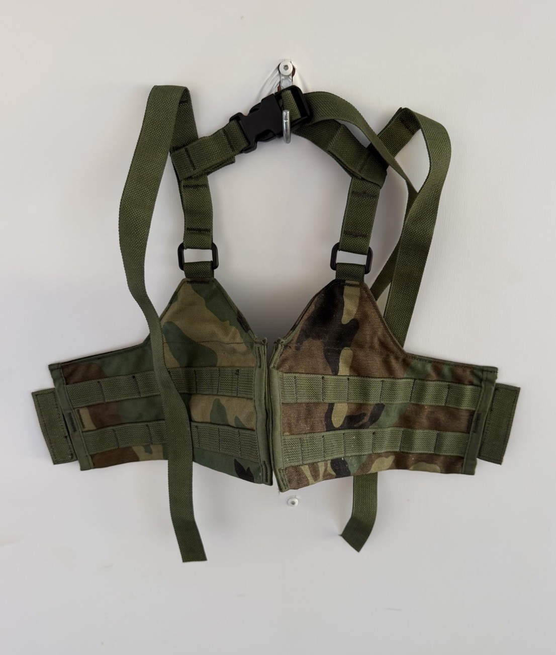 USGI H Harness Panel Left & Right Woodland Camouflage Safariland