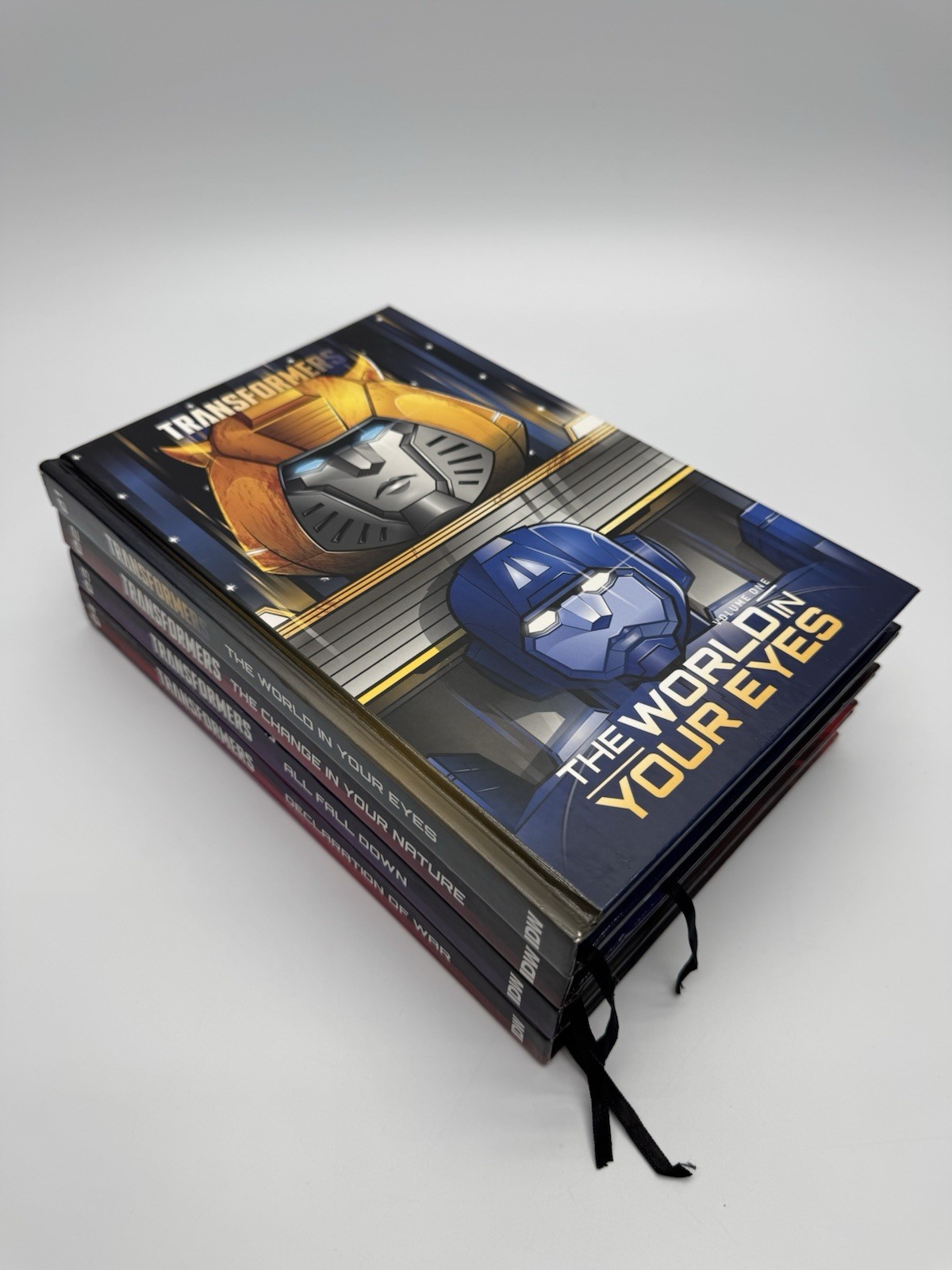 Transformers Vol 1-4 HC Graphic Novel Lot ~ The World in Your Eyes + READ DISC. Transformers Vol 1-4 HC Graphic Novel Lot ~ The World in Your Eyes + READ DISC.