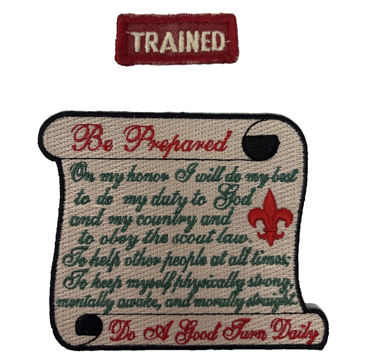 Boy Scouts Of America Patches Lot Be Prepared Scout Law Trained BSA