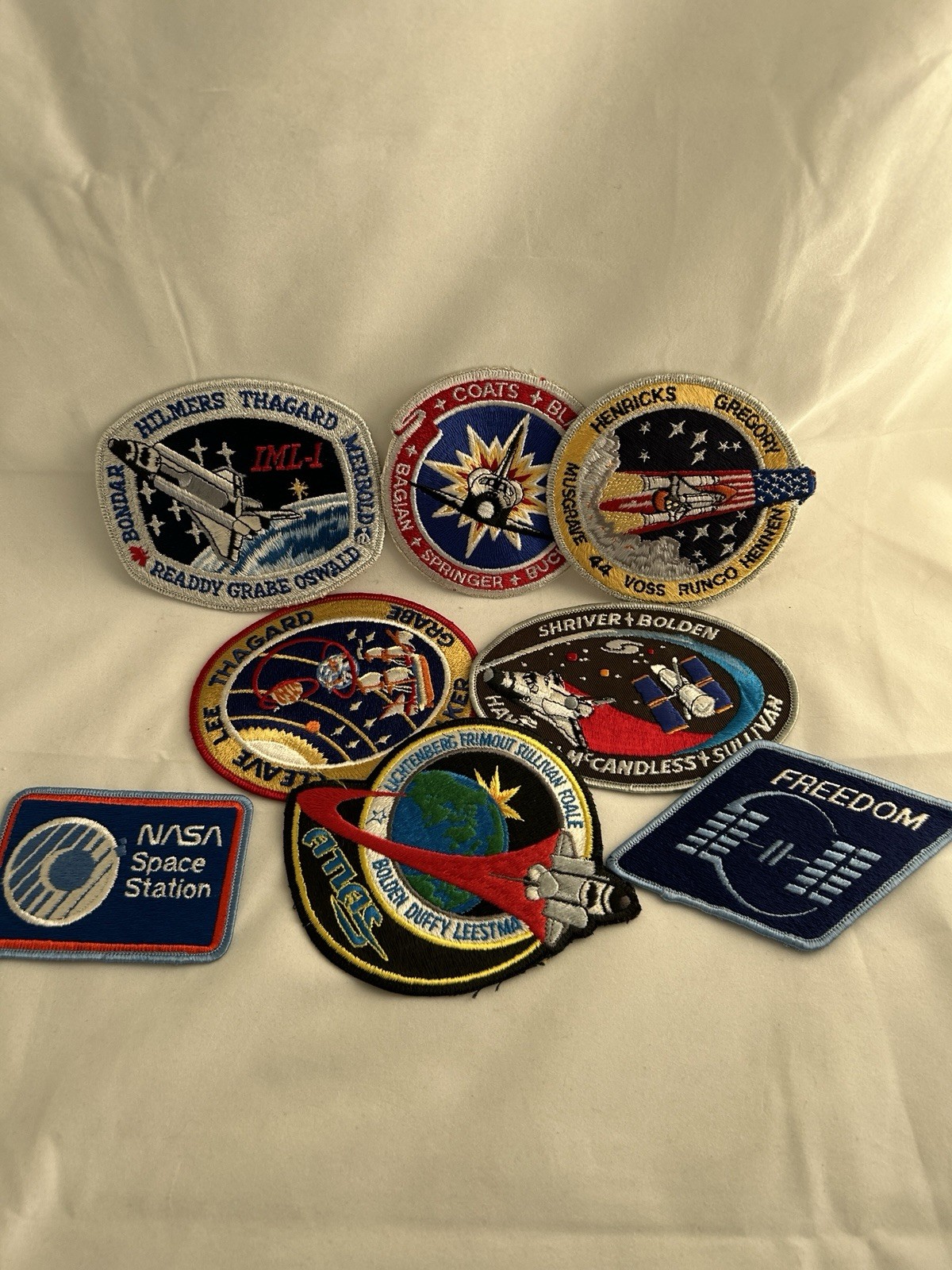 8 Authentic Vintage Nasa Mission Patch Lot 8 Authentic Vintage Nasa Mission Patch Lot