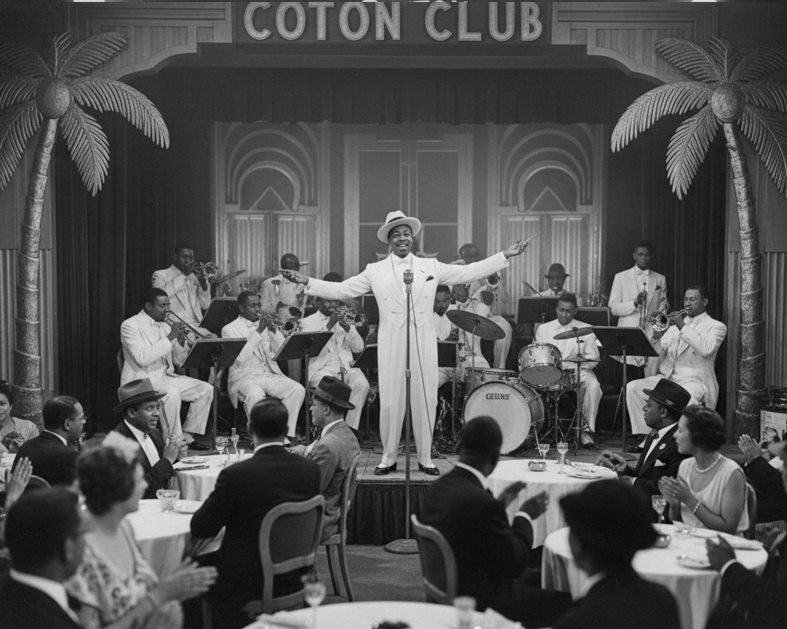 African  Americans Cab Caloway Cotton Club 1930s and his band 8x10 Photo