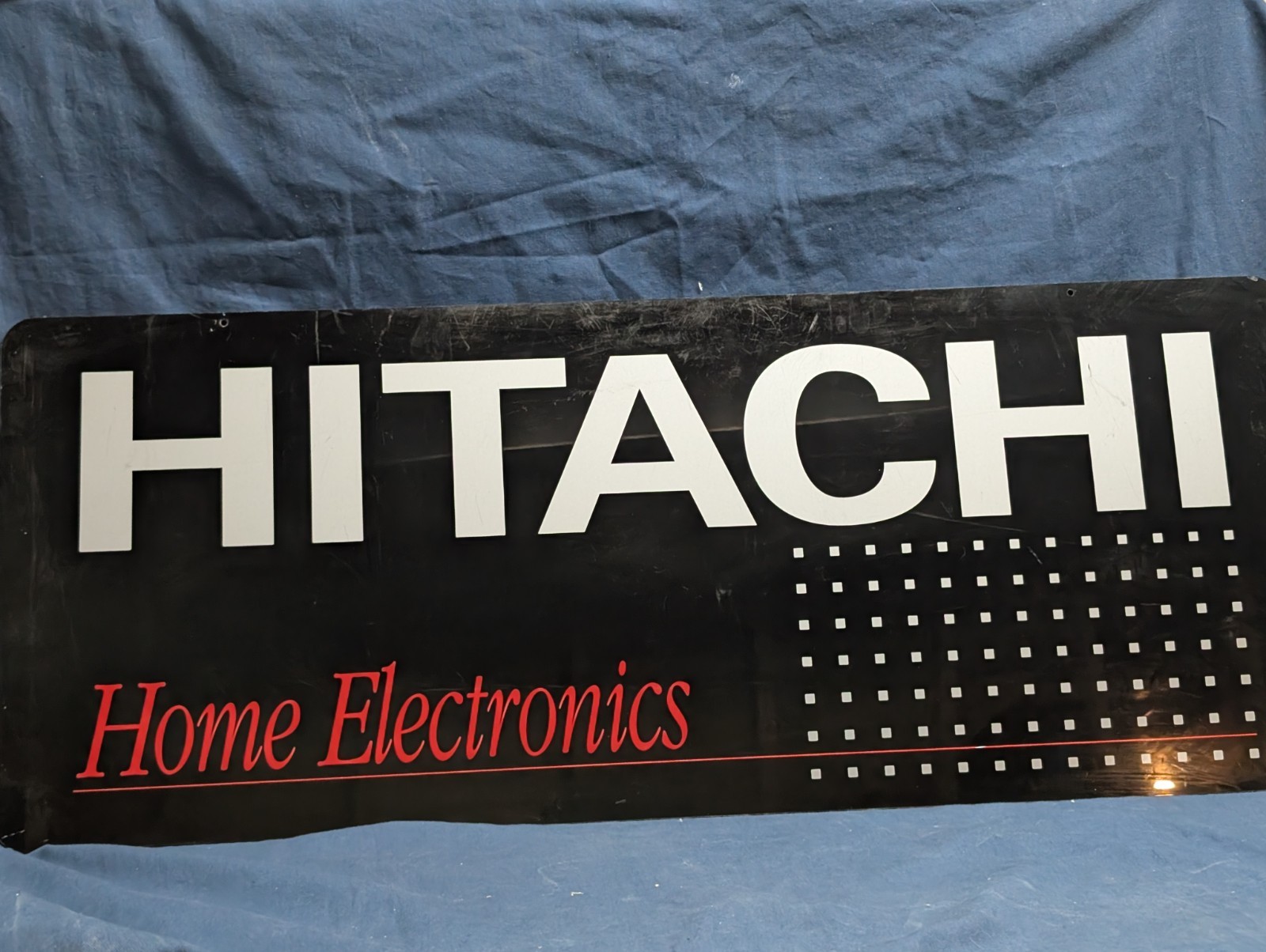 Vintage Hitachi Home Electronics Sign, 36 Vintage Hitachi Home Electronics Sign, 36
