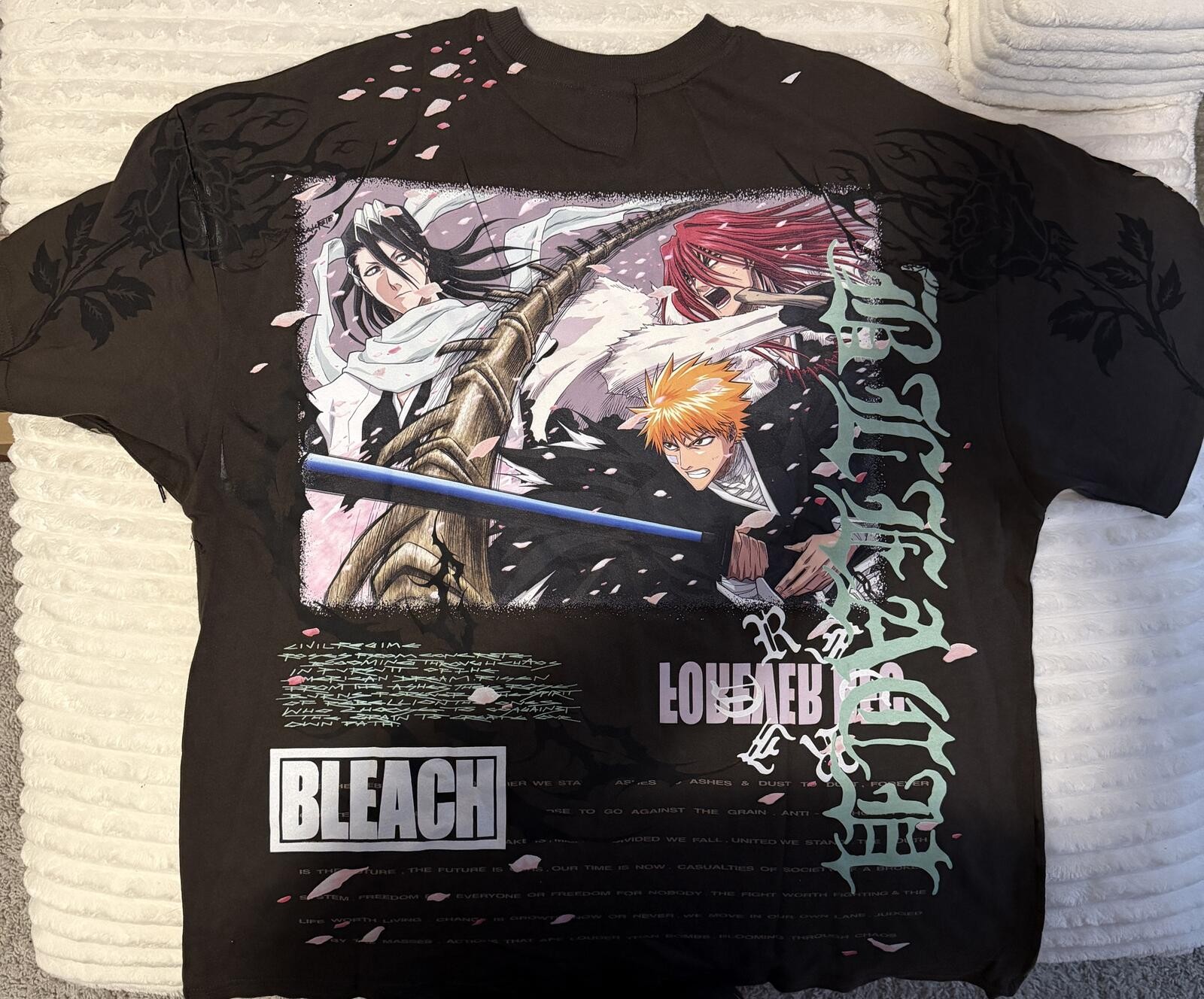 Civil Regime X Bleach In Bloom American Classic Tee XXL OS Streetwear