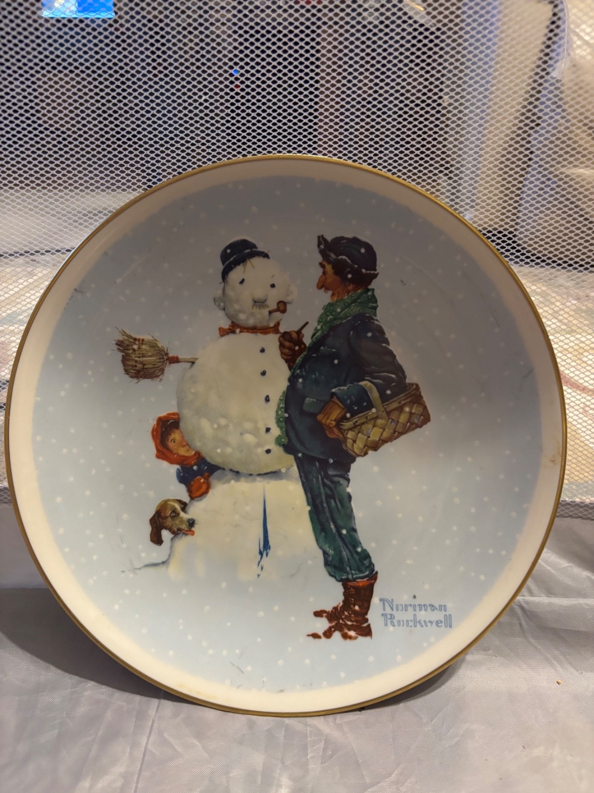 1969 norman rockwell plate