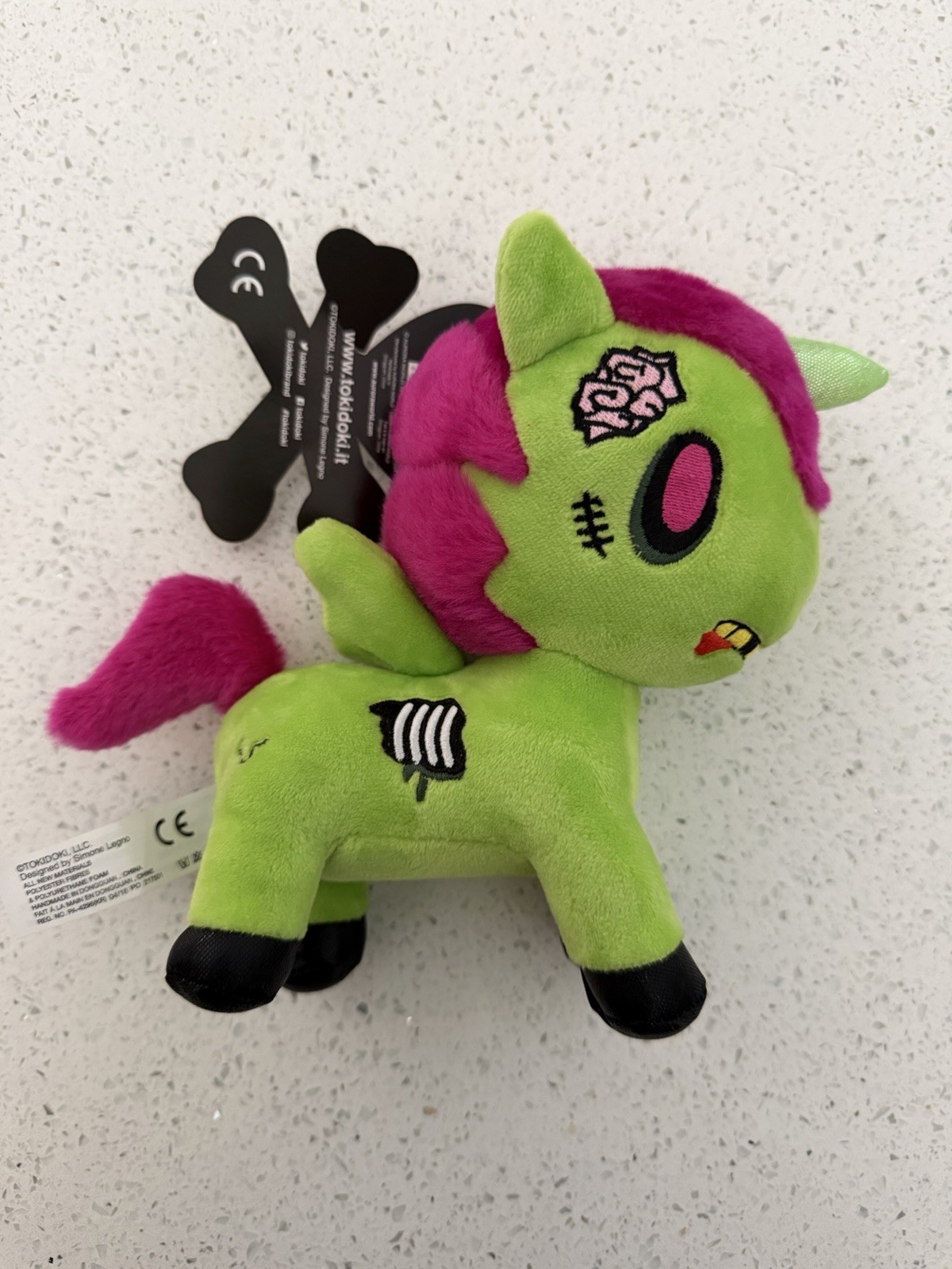 Tokidoki Milo Zombie Unicorno Plush 7.5 Tokidoki Milo Zombie Unicorno Plush 7.5