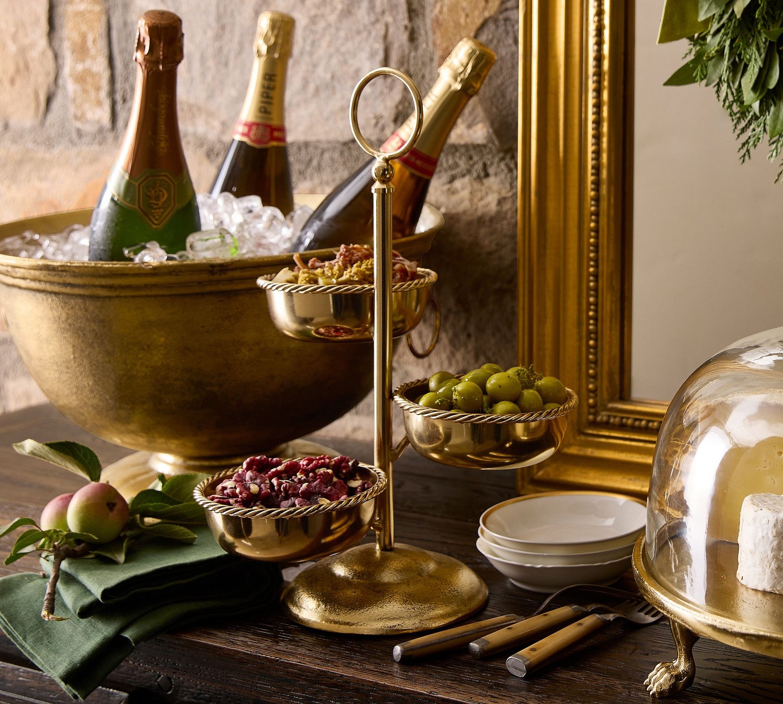 Big Daddy\'s Antiques Tiered Serving Tray