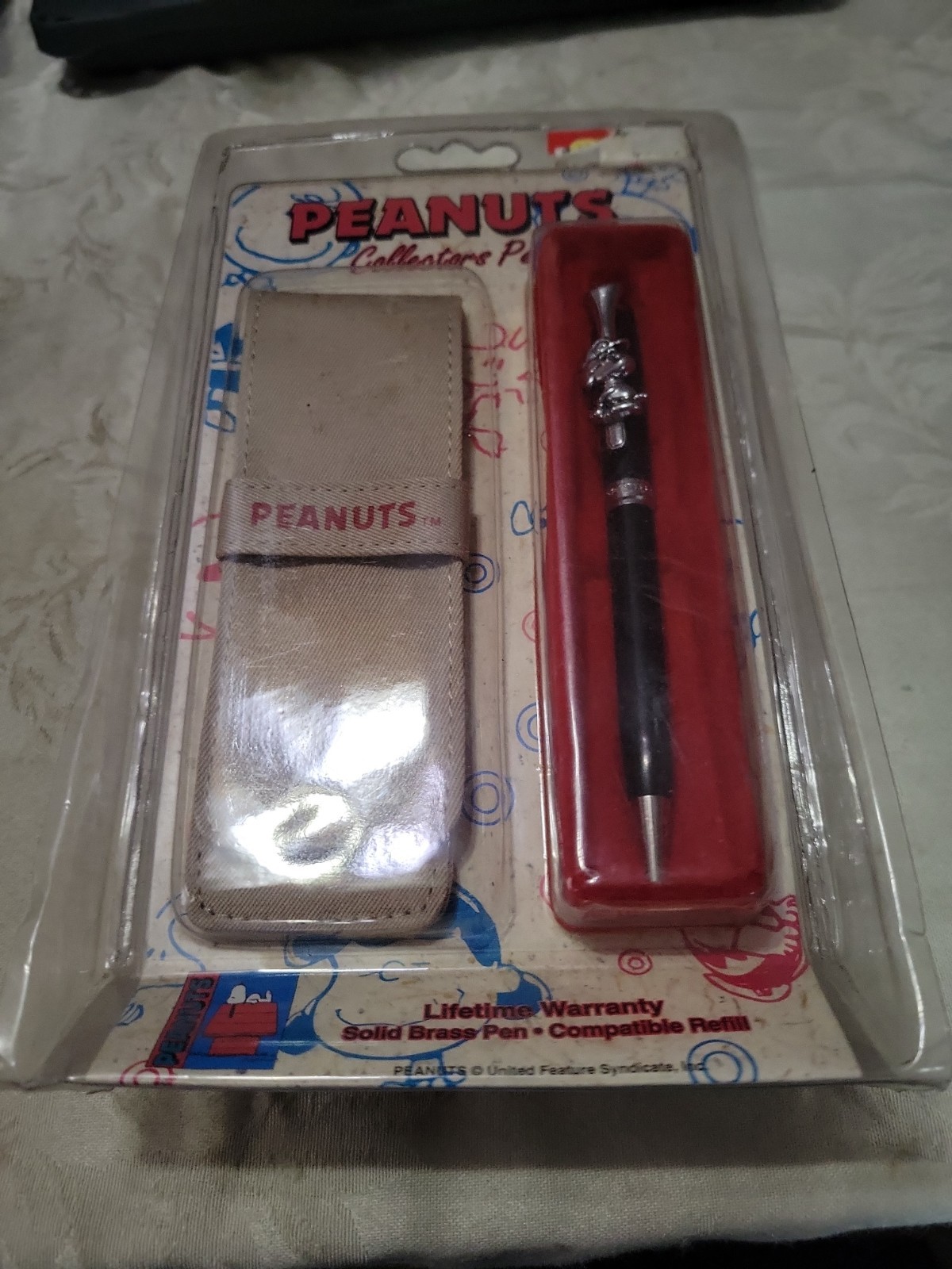 Vintage Peanuts Snoopy Collector's Pen With Case In Original Package Vintage Peanuts Snoopy Collector's Pen With Case In Original Package