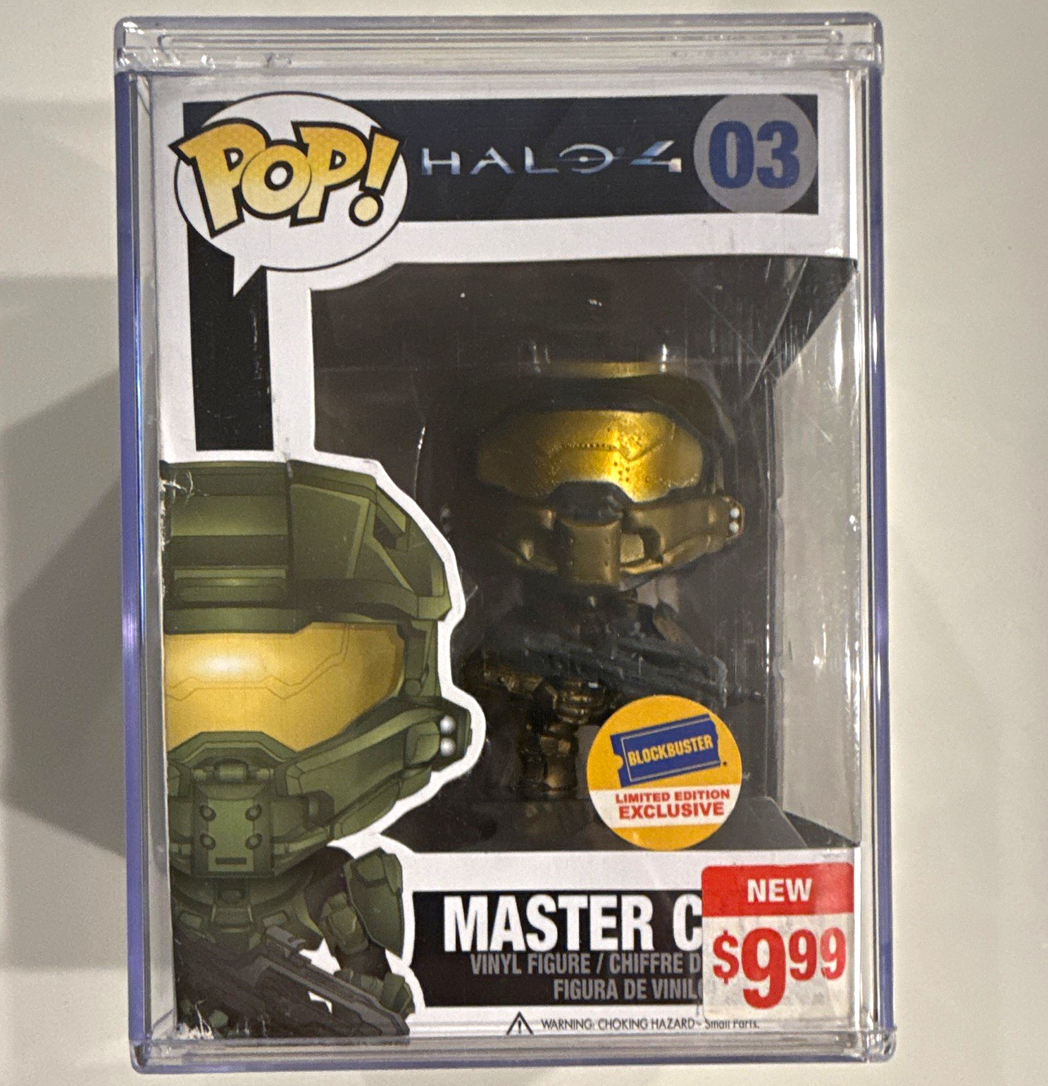 Funko Pop Vinyl Halo 4 Master Chief #03 Blockbuster Exclusive Limited Edition