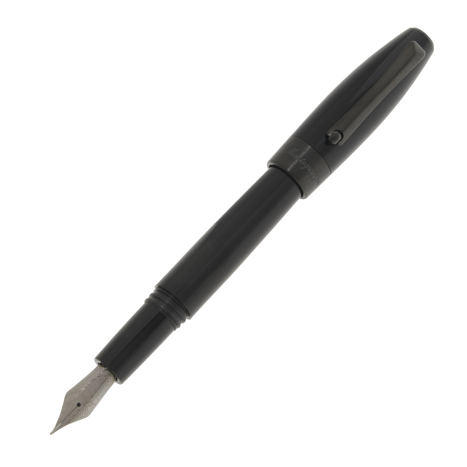 Montegrappa Fortuna Black with Black Trim Fountain Pen