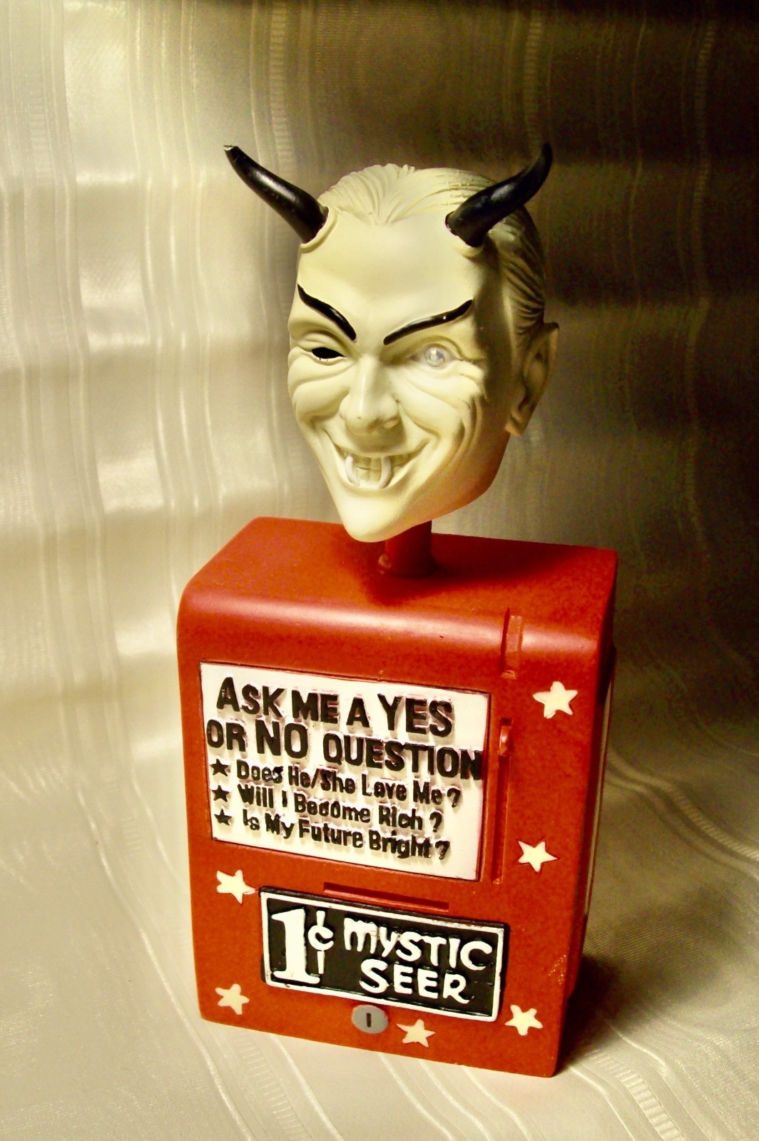 Twilight Zone Nick of Time Mystic Seer Bobble Head Devil Prop Replica-Bang Pow