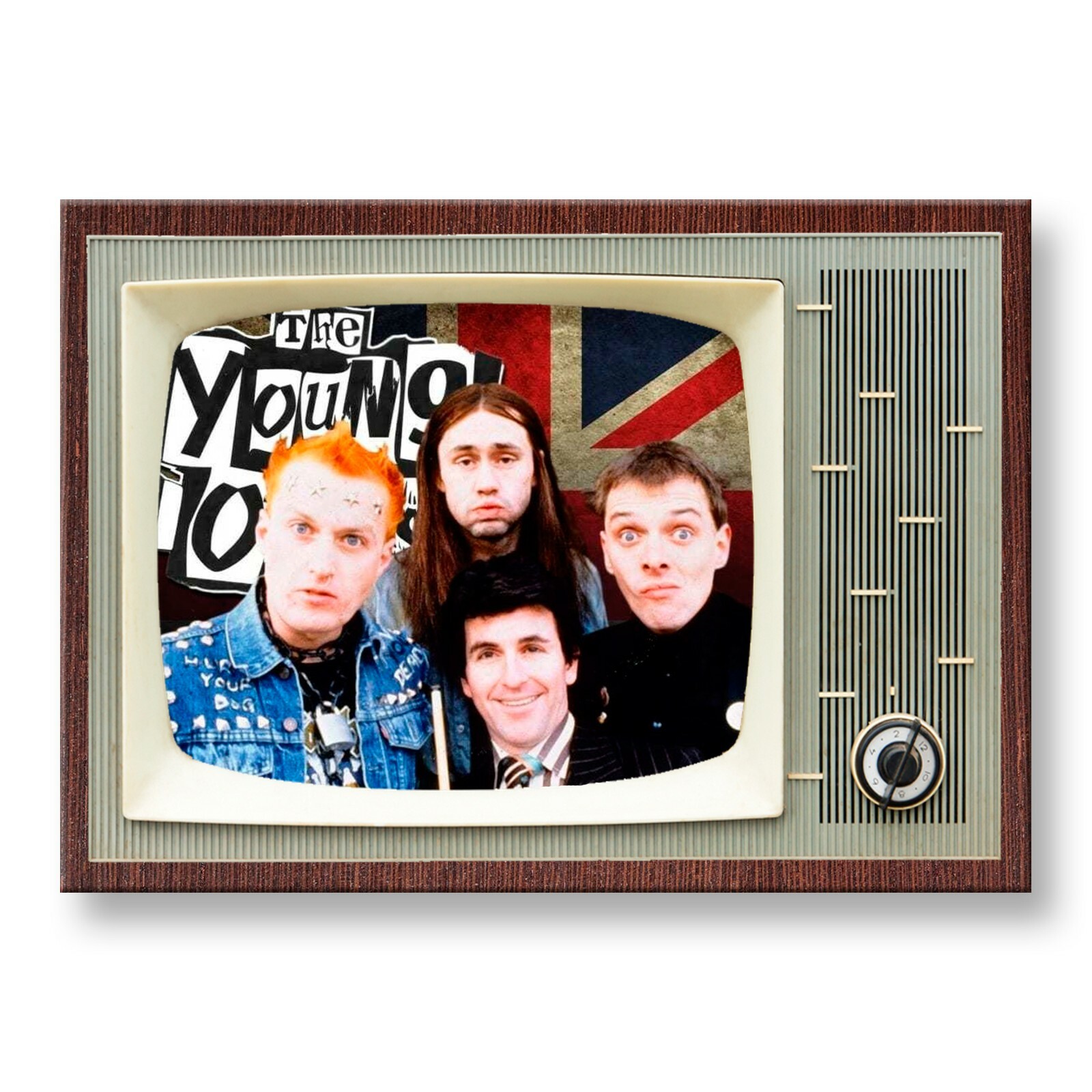 THE YOUNG ONES Classic TV 3.5 inches x 2.5 inches Steel Cased FRIDGE MAGNET THE YOUNG ONES Classic TV 3.5 inches x 2.5 inches Steel Cased FRIDGE MAGNET