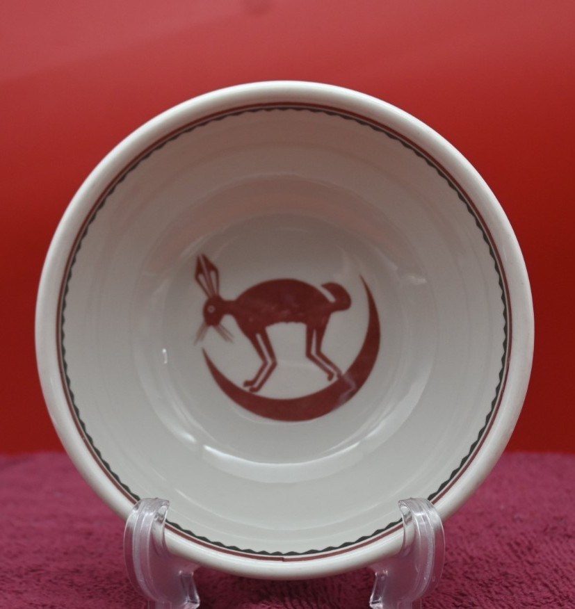 Original 1969 Syracuse China Mimbreño Santa Fe Railroad Cereal Bowl