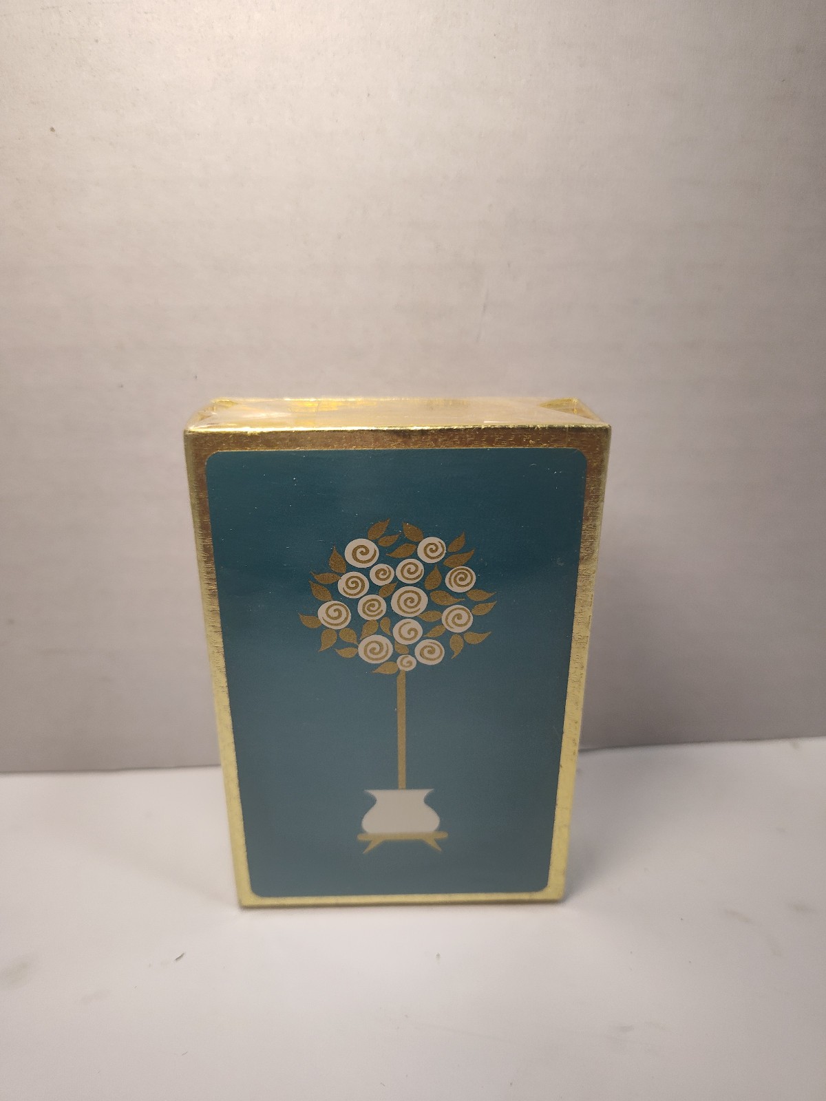 Vintage Crown Playing Cards Sealed Teal Gold Deck Matching Black Deck Available