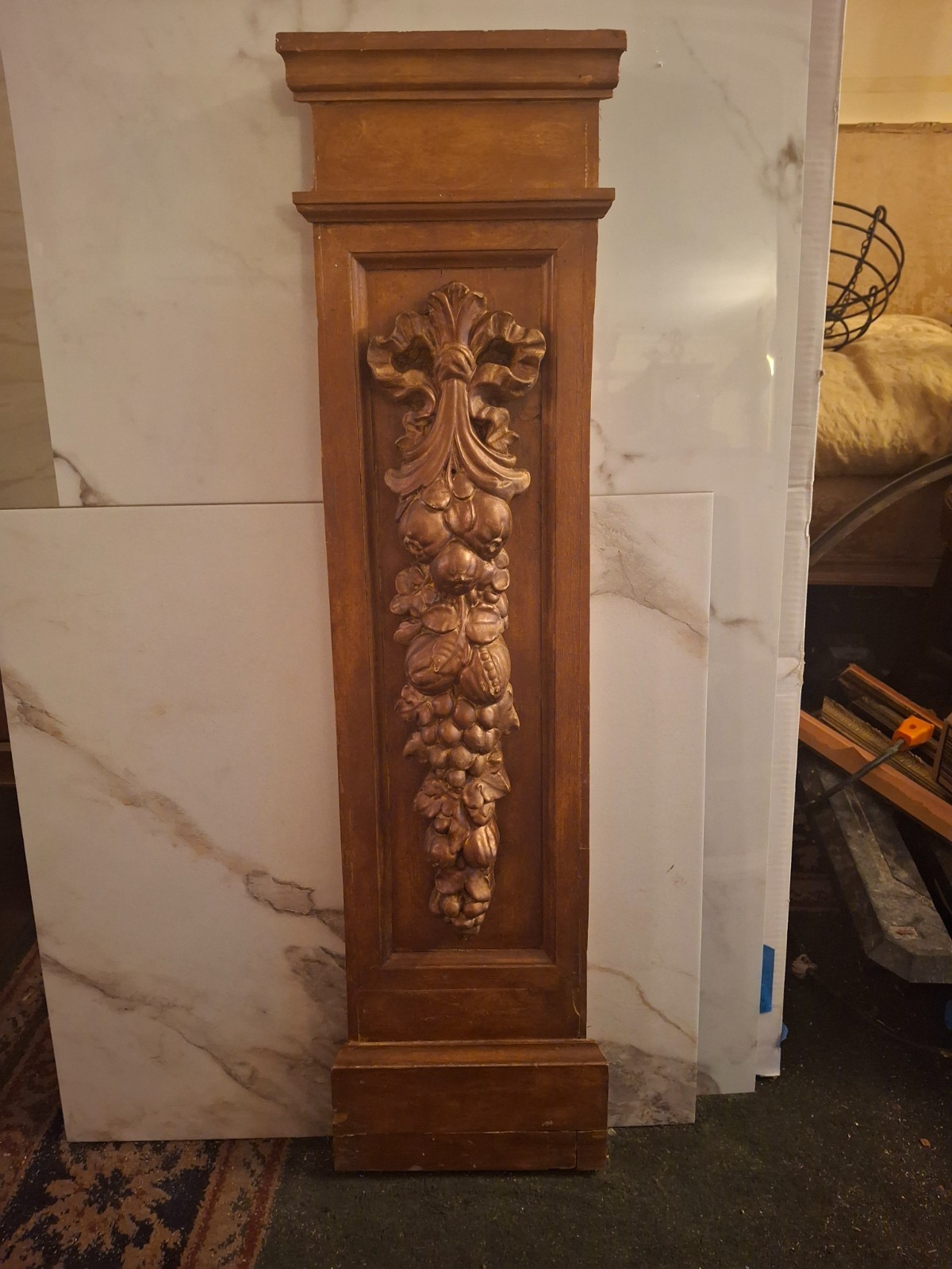 Titanic Grand Staircase  STYLE Post Panel Replica... Wood/Plaster
