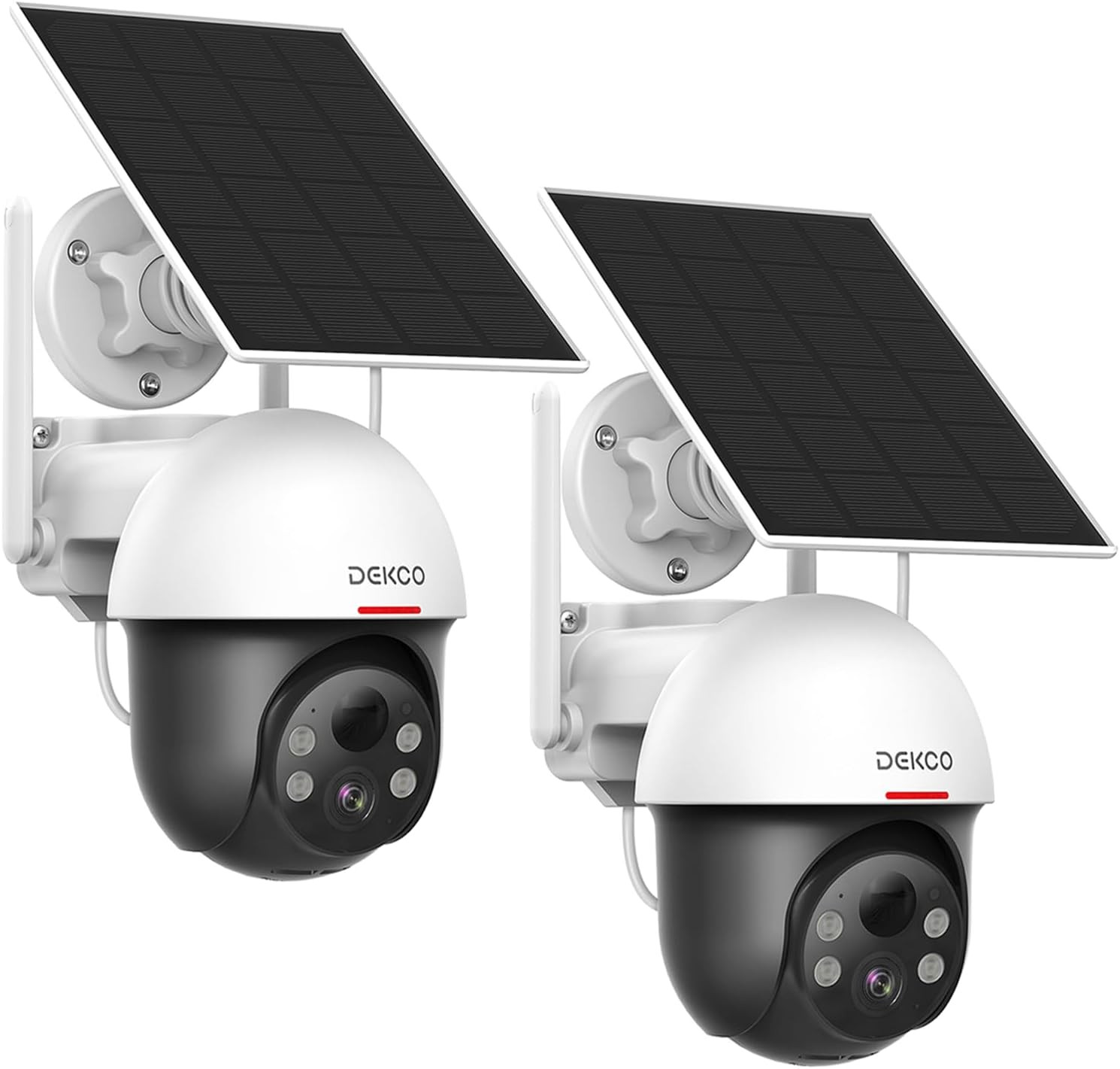 Security Cameras Wireless Outdoor, Solar Powered, True 2K, 2-Pack Security Cameras Wireless Outdoor, Solar Powered, True 2K, 2-Pack