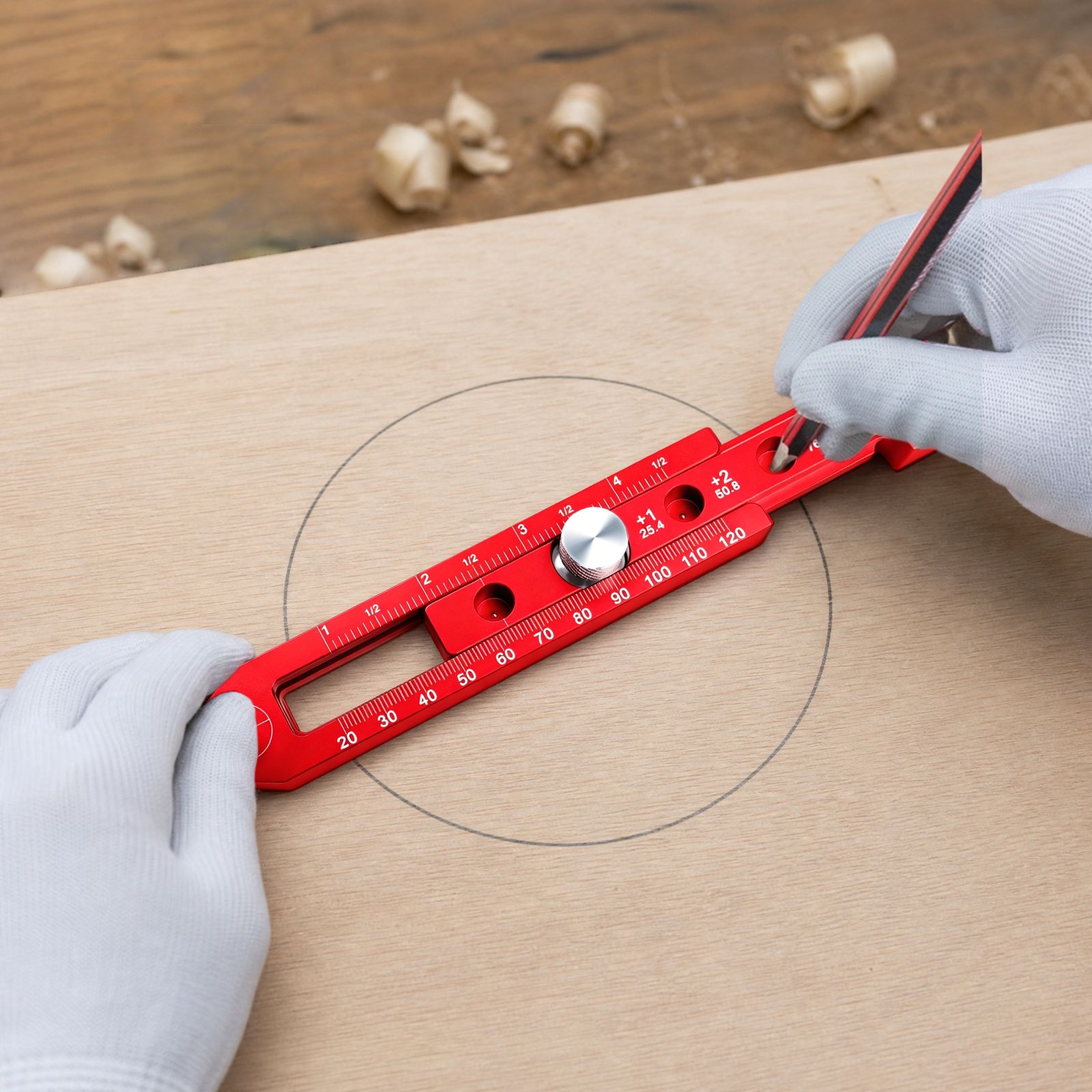 Compass Drawing Tool, Portable Woodworking Compass For Woodworking Drawing