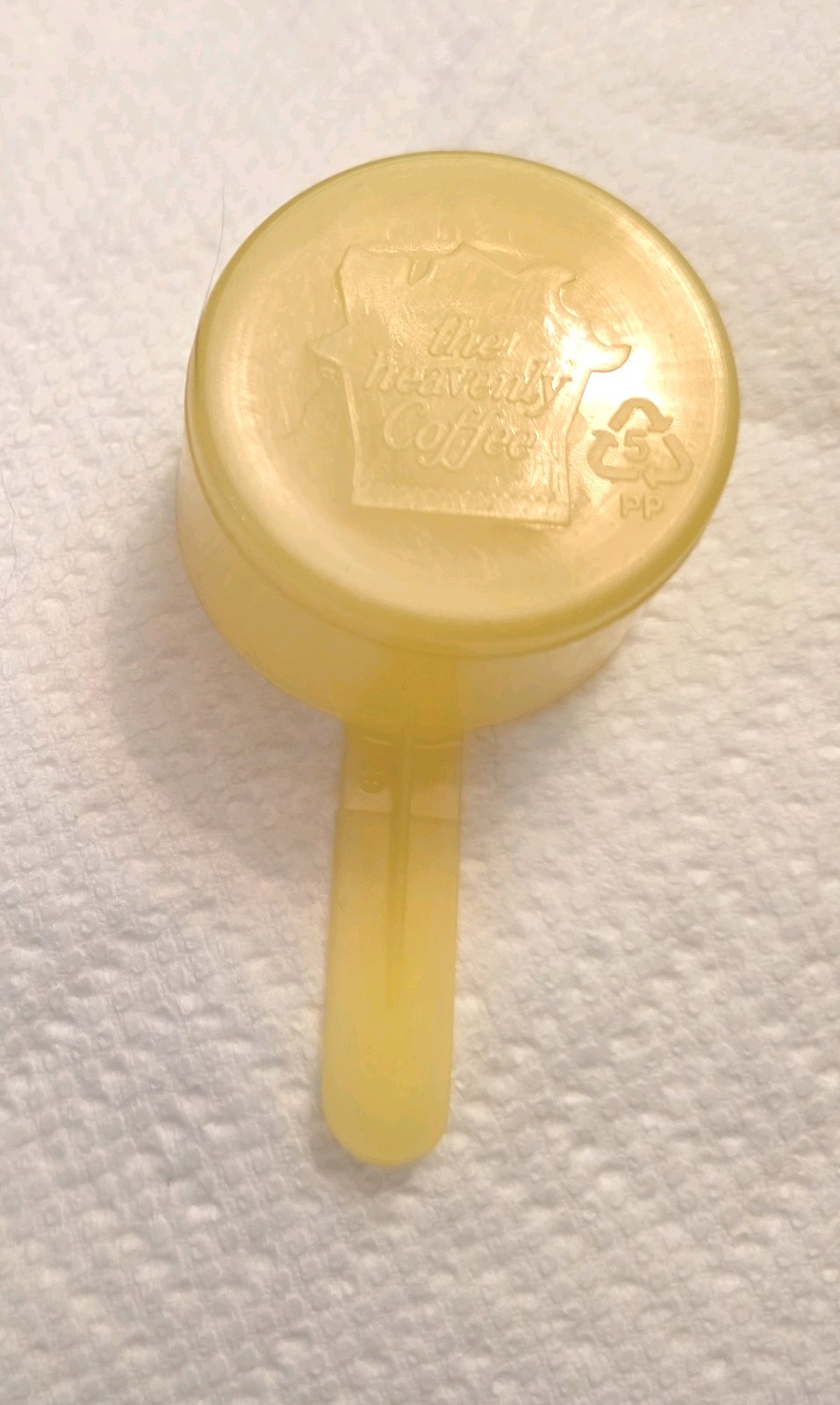 Vintage Chock full o'Nuts Yellow Coffee Scoop The Heavenly Coffee Vintage Chock full o'Nuts Yellow Coffee Scoop The Heavenly Coffee