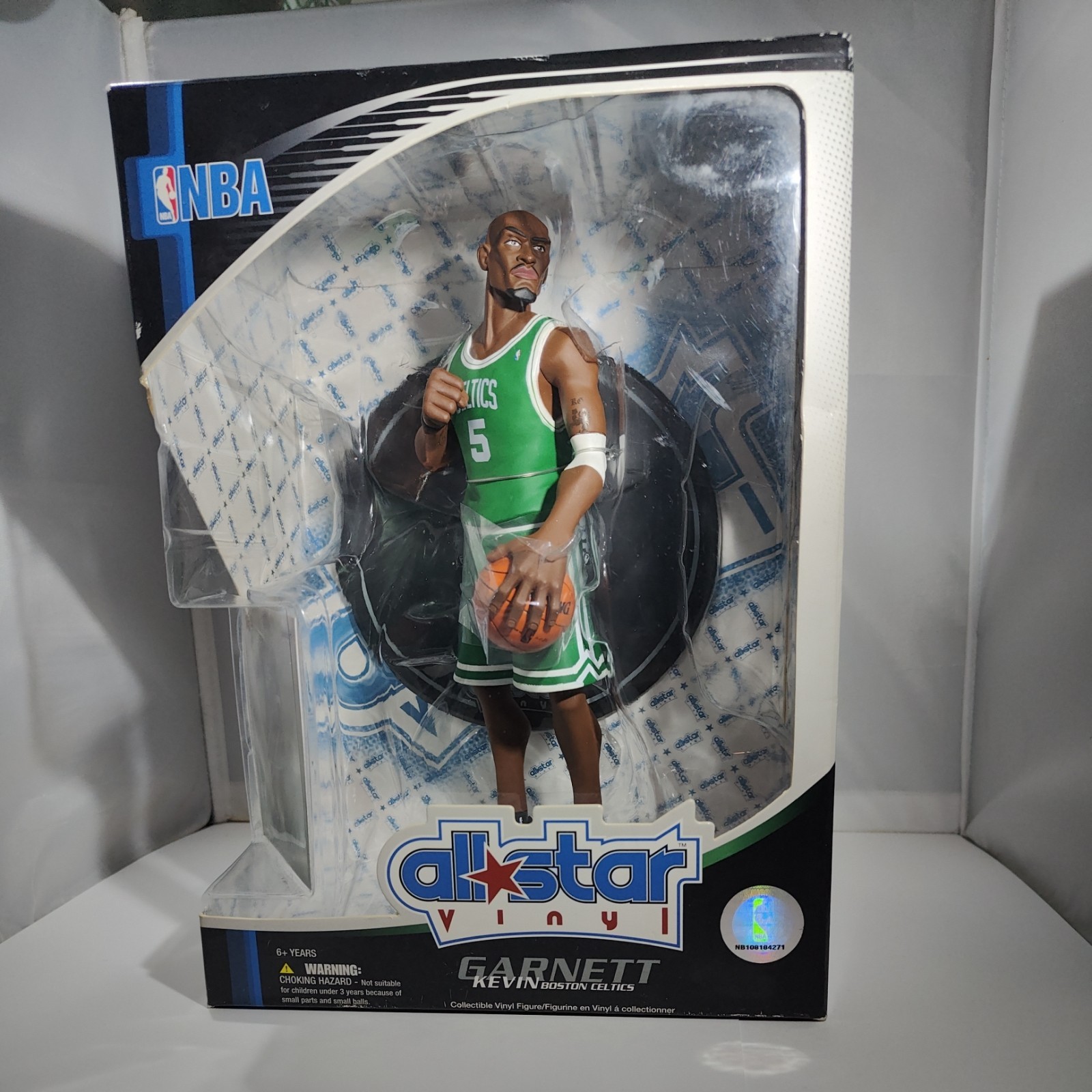 2008 Upper Deck NBA Series 1 All Star Vinyl Kevin Garnett Boston Celtics W/ Card