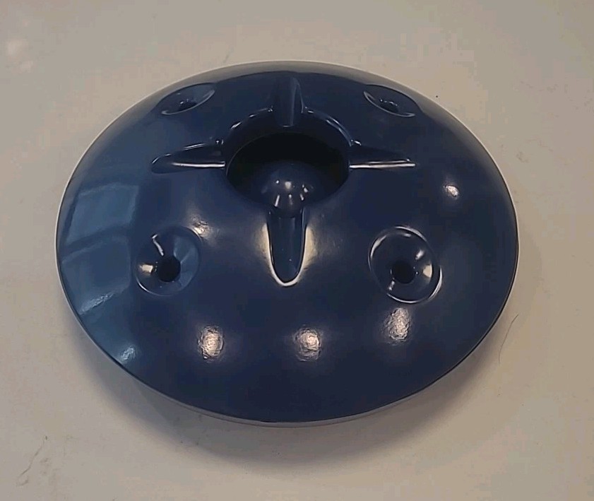 Vintage Mid-Century Modern Space Age Prod Flying Saucer Ashtray UNUSED (B3-D1)