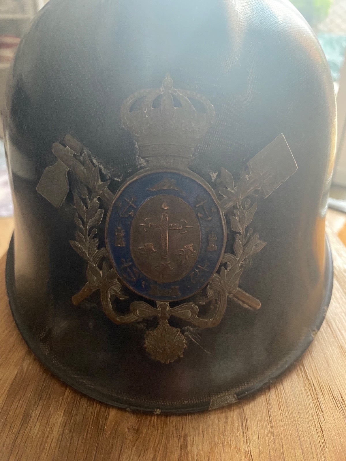 VINTAGE ITALIAN FIRE HELMET FROM 1972 (TORINO)