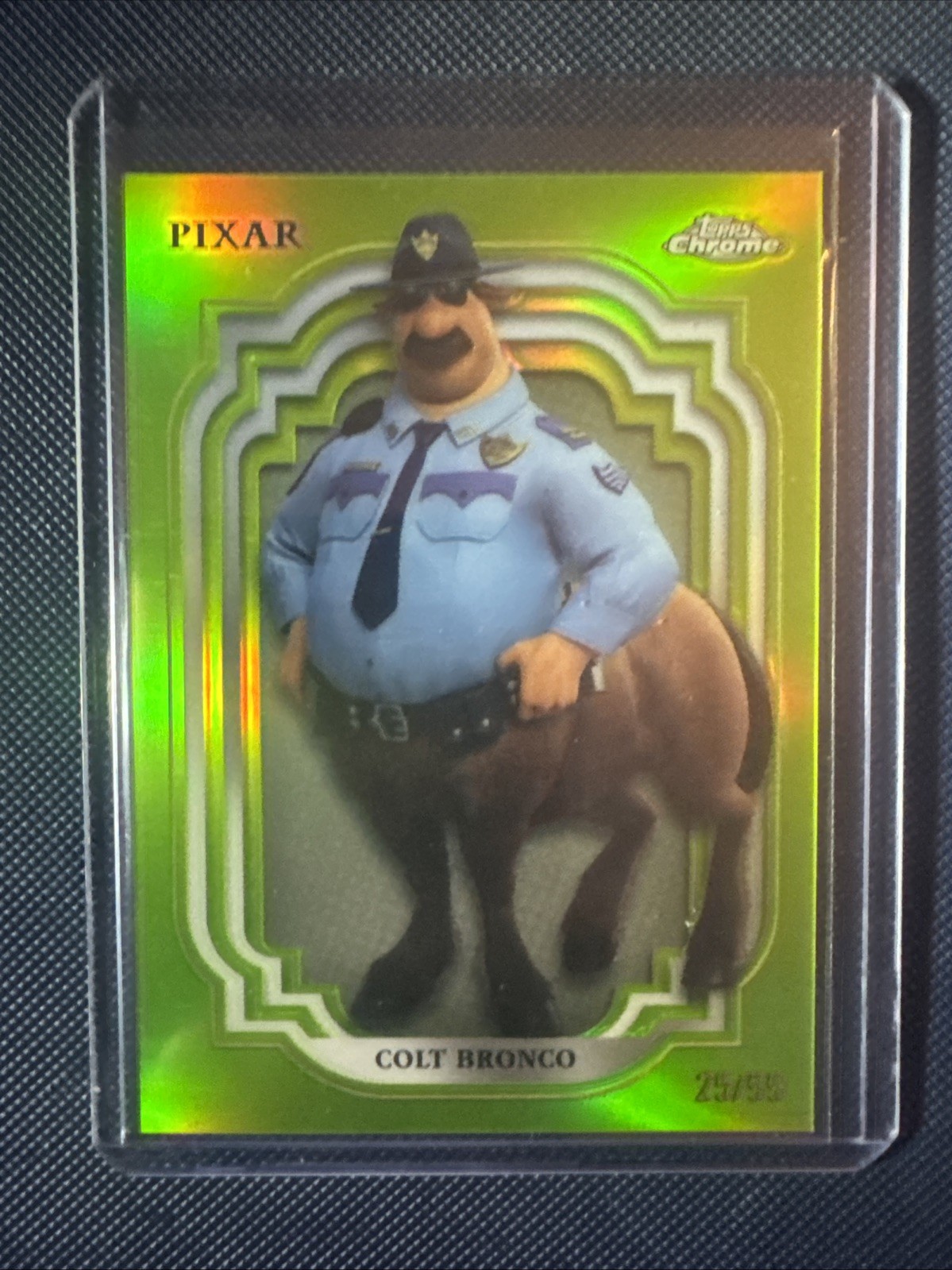 2024 Topps Chrome Disney Colt Bronco Green Refractor 25/99 #152 2024 Topps Chrome Disney Colt Bronco Green Refractor 25/99 #152