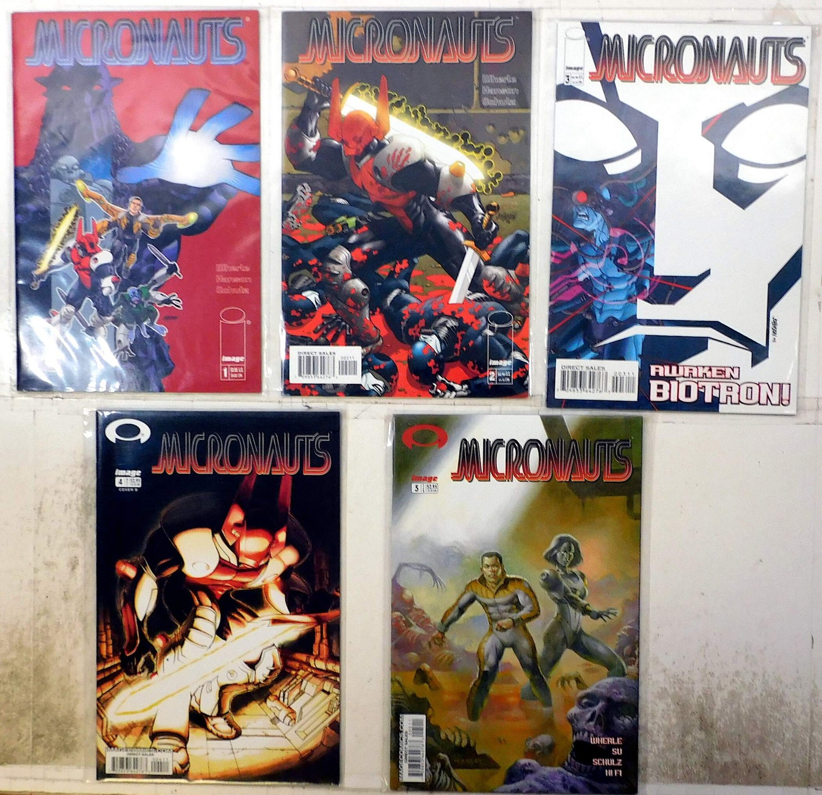 Micronauts 2nd Series Lot of 5 #1, 2, 3, 4, 5 (2002) Image Comics 1st Print Micronauts 2nd Series Lot of 5 #1, 2, 3, 4, 5 (2002) Image Comics 1st Print