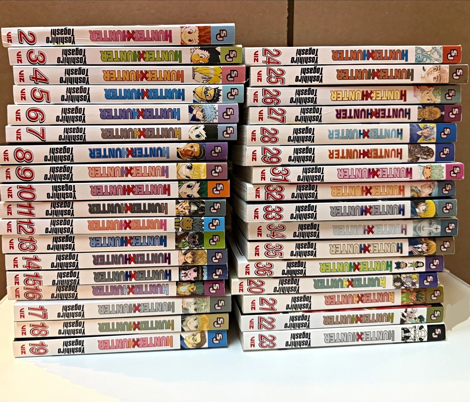 Hunter x Hunter manga english lot volumes 2-29, 31-36 viz by Yoshihiro Togashi
