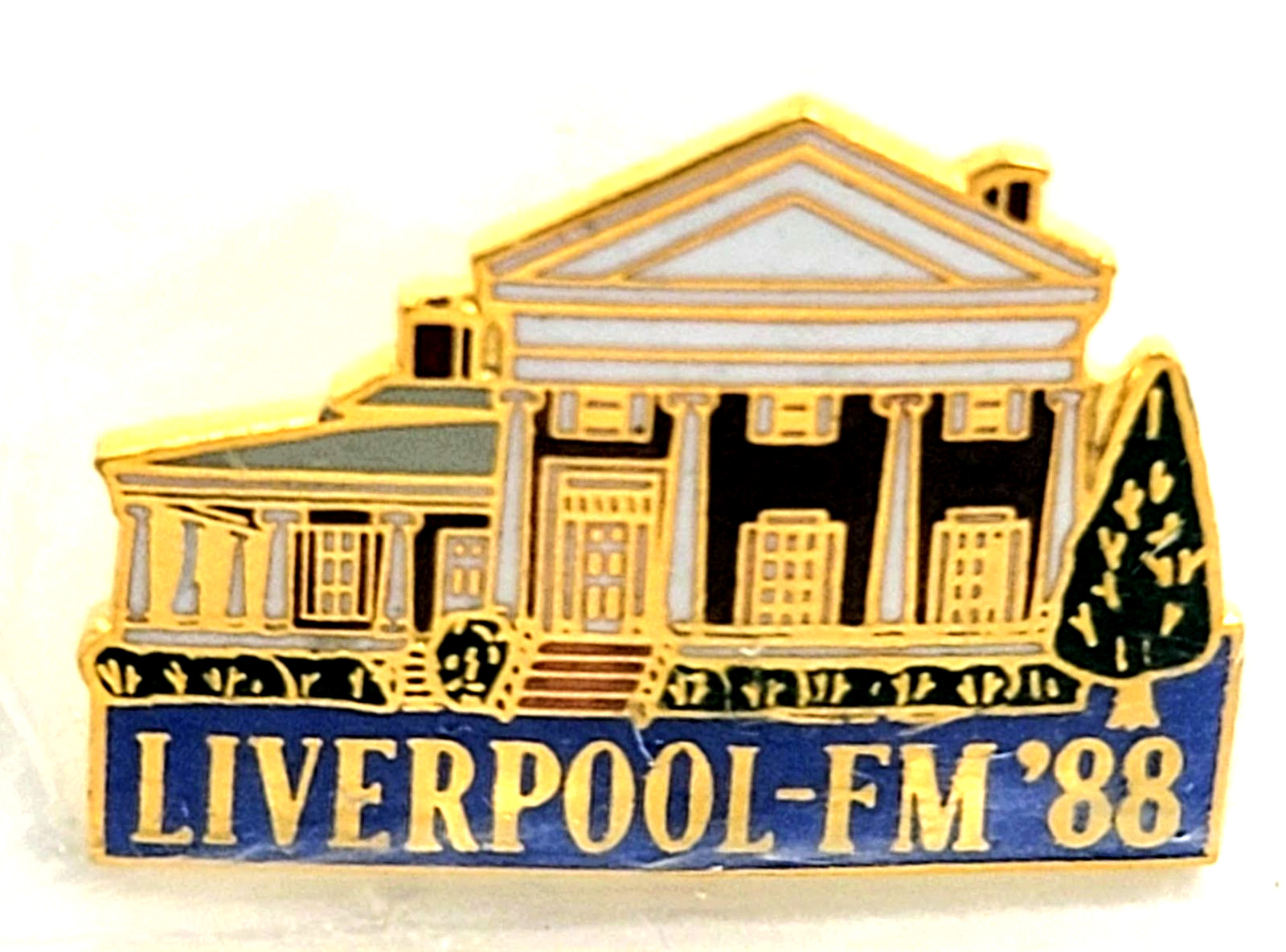 VTG 1988 Liverpool Folksmarch Pin NY American Volkssport Walking Event Souvenir