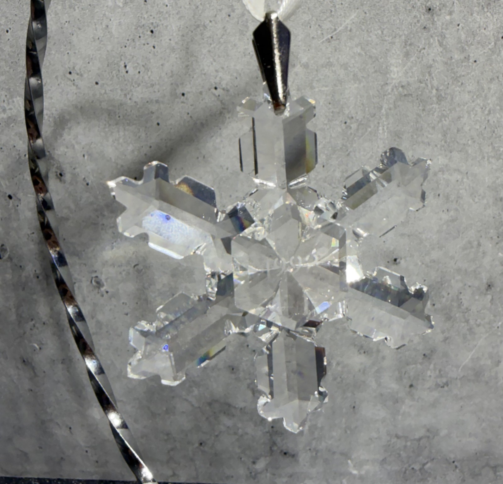 RARE Authentic 1992 Swarovski Crystal Annual Star Snowflake - Christmas Ornament RARE Authentic 1992 Swarovski Crystal Annual Star Snowflake - Christmas Ornament