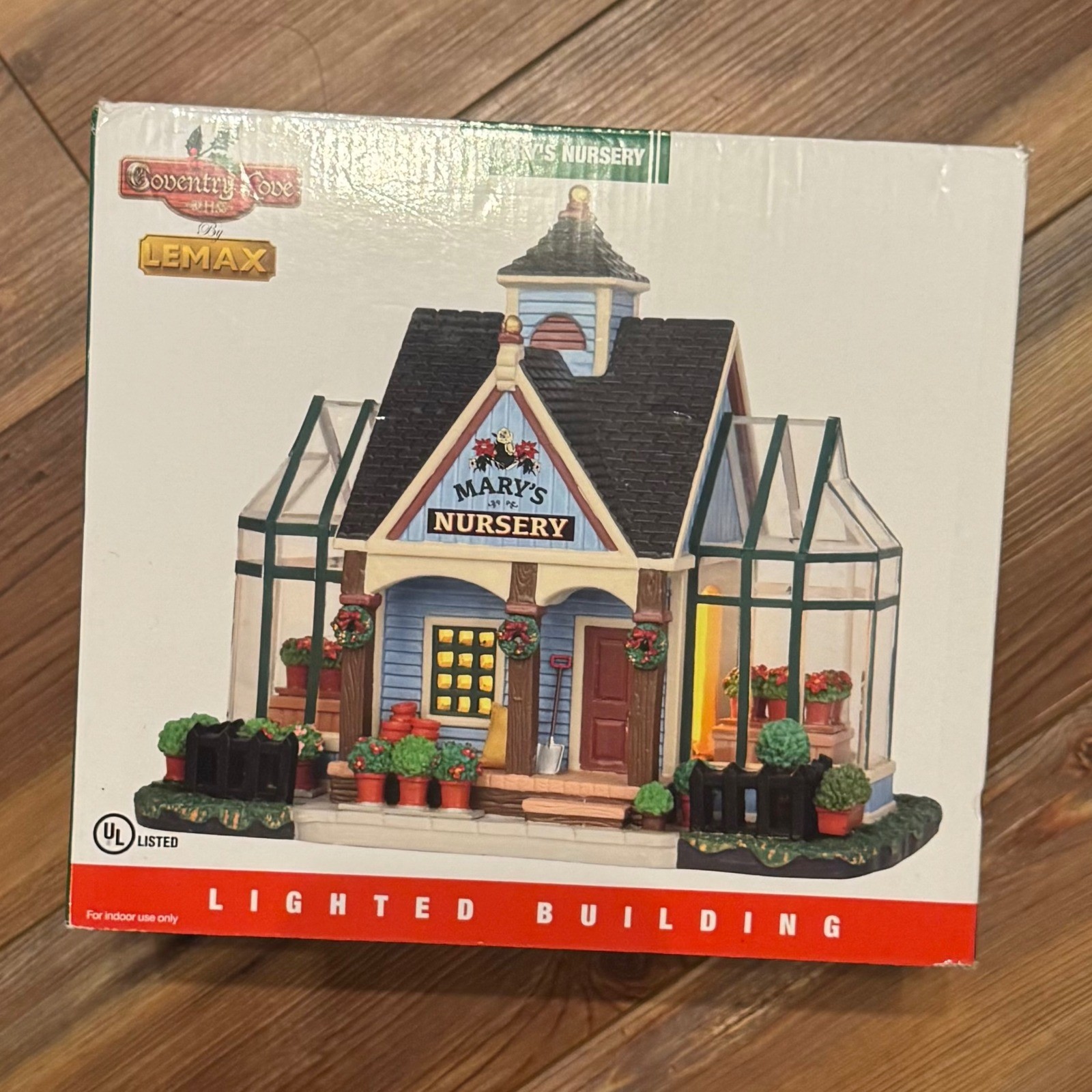 Lemax Coventry Cove Mary\'s Nursery Lighted Building Christmas Village Vtg 2014