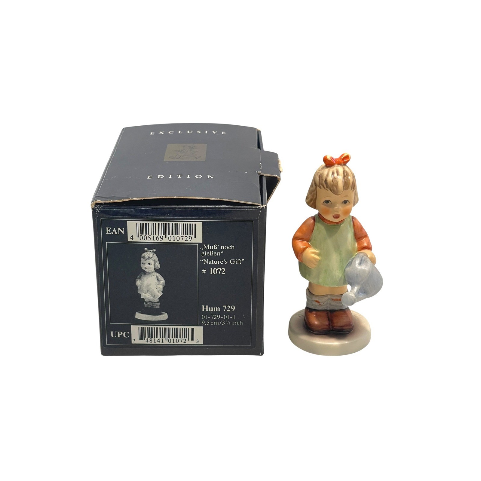 Vintage Goebel Hummel Nature\'s Gift 729 Figurine Club Exclusive Orig Box TMK 7