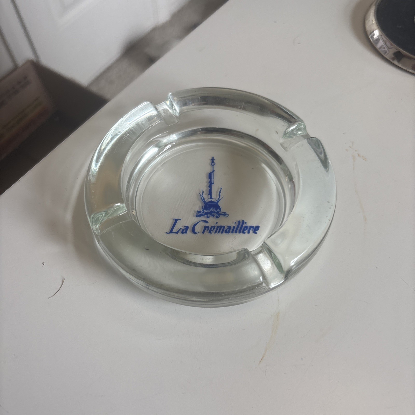 Vintage La Cremaillere Award Winning French Restaurant Bedford, New York Ashtray