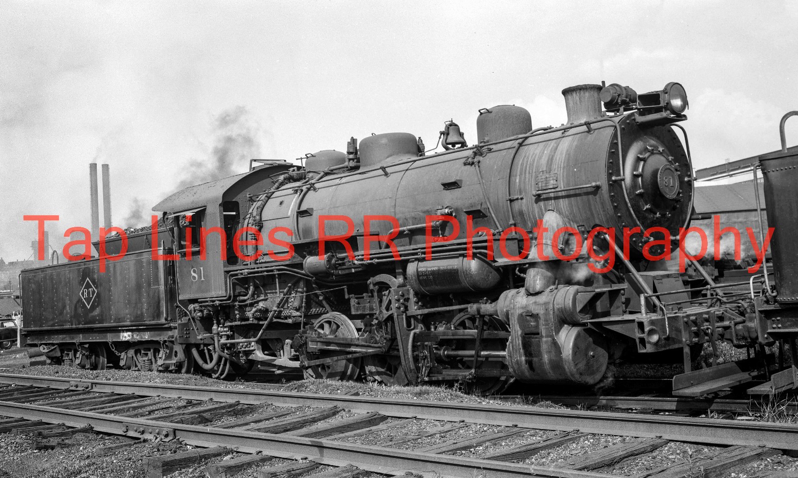 River Terminal Ry #81 0-6-0  Cleveland OH 6-16-1957 Dennis Gary New 5x8 Photo