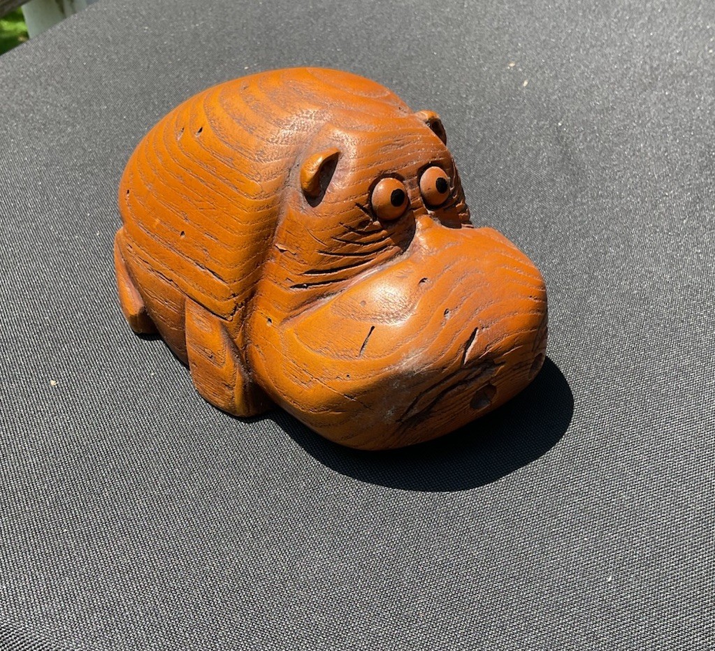 Vintage Witco Style Japanese Carved Hippopotamus 1960’s Whimsical Vintage Witco Style Japanese Carved Hippopotamus 1960’s Whimsical