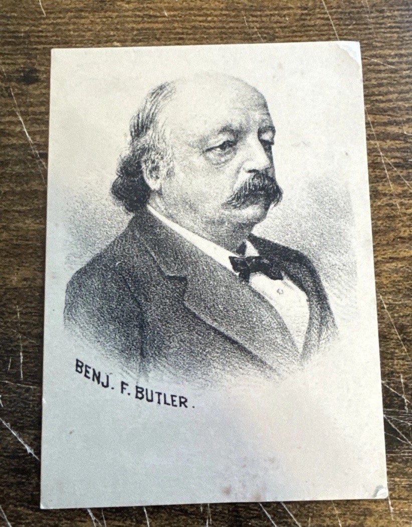 c1880's H603 Ben Butler Major General Civil War Union Blank Back