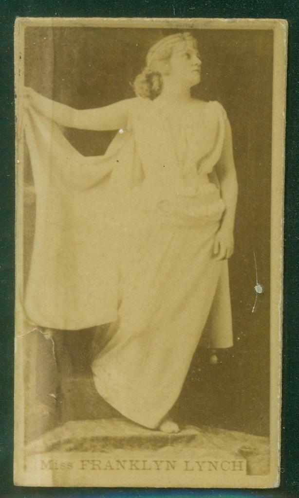 1890s, Tobacco/Cigarette Card, 028, Franklin Lynch, N245 Actress, Sweet Caporal