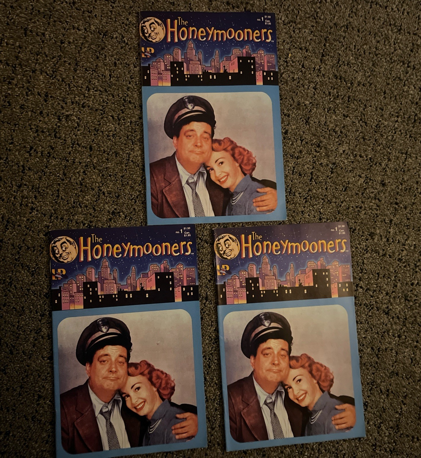 The Honeymooners Comic Books (Lot Of 3)