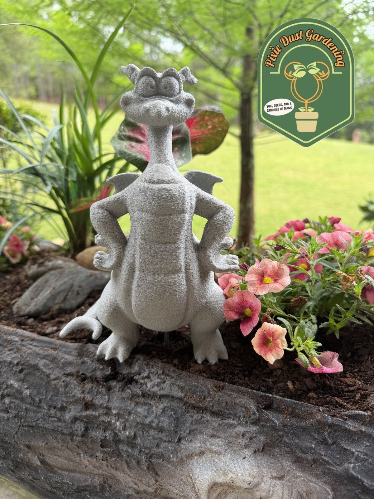 FIGMENT Disney Garden Statue - Flower Decor Festival Epcot Parks Outdoor Gift
