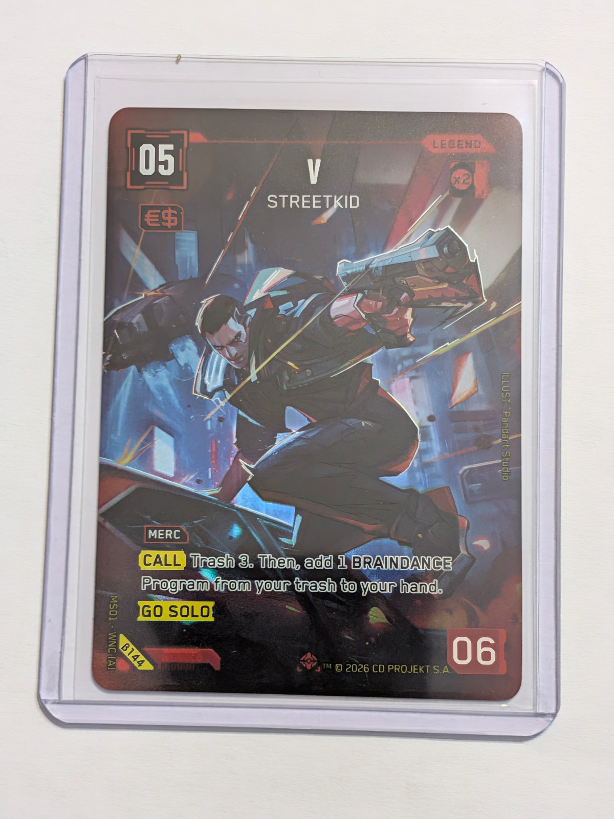 V - Streetkid / B144 / Iconic Rare / Cyberpunk TCG BETA
