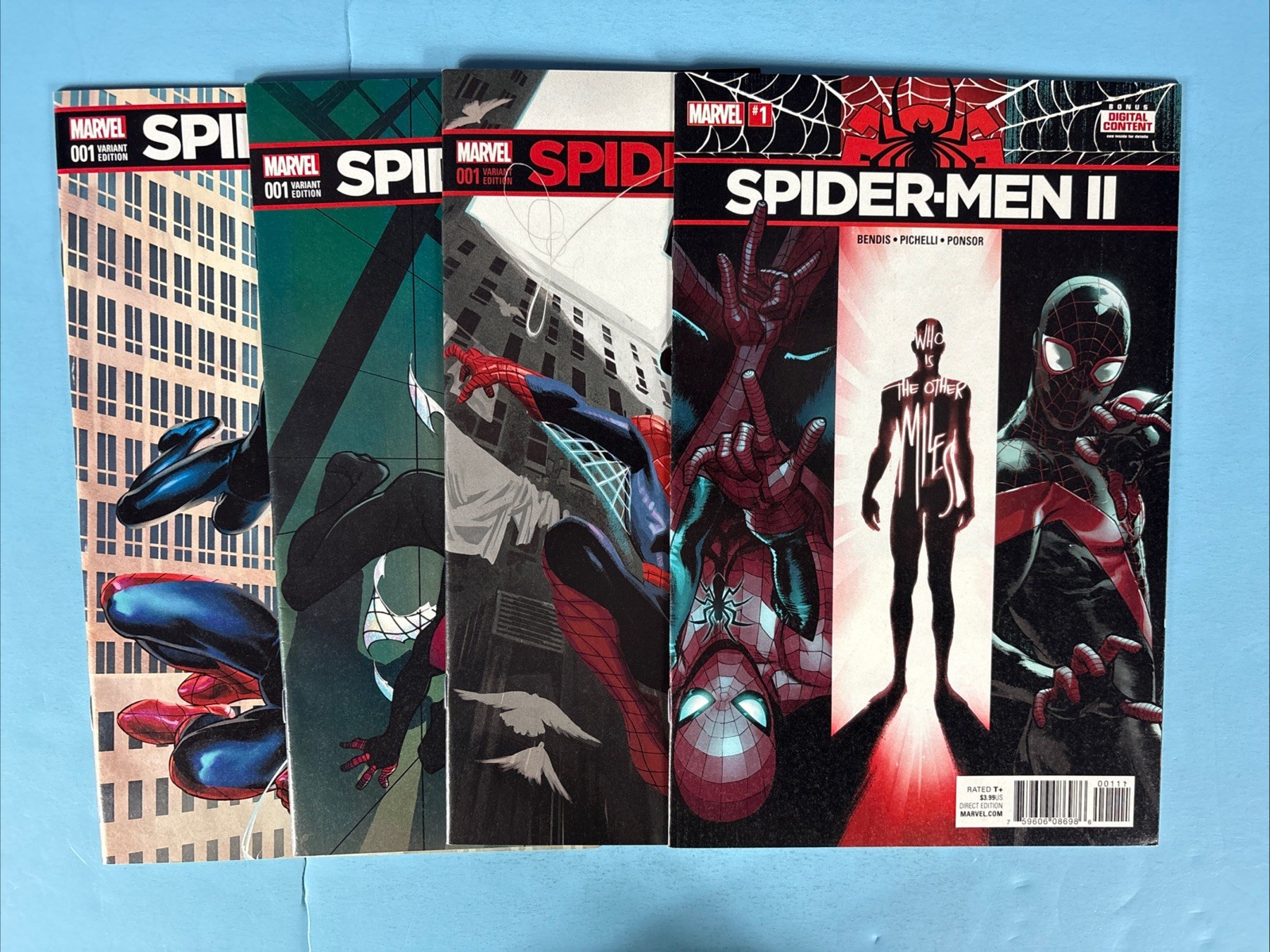 Spider-Men II #1 plus variants