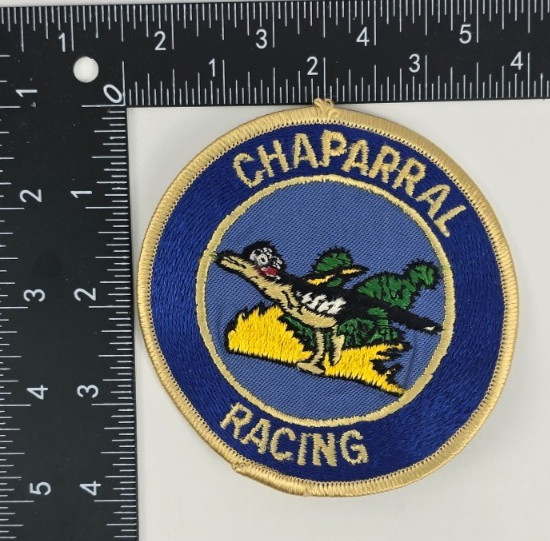 Vintage Rare Chaparral Racing Embroidered Patch