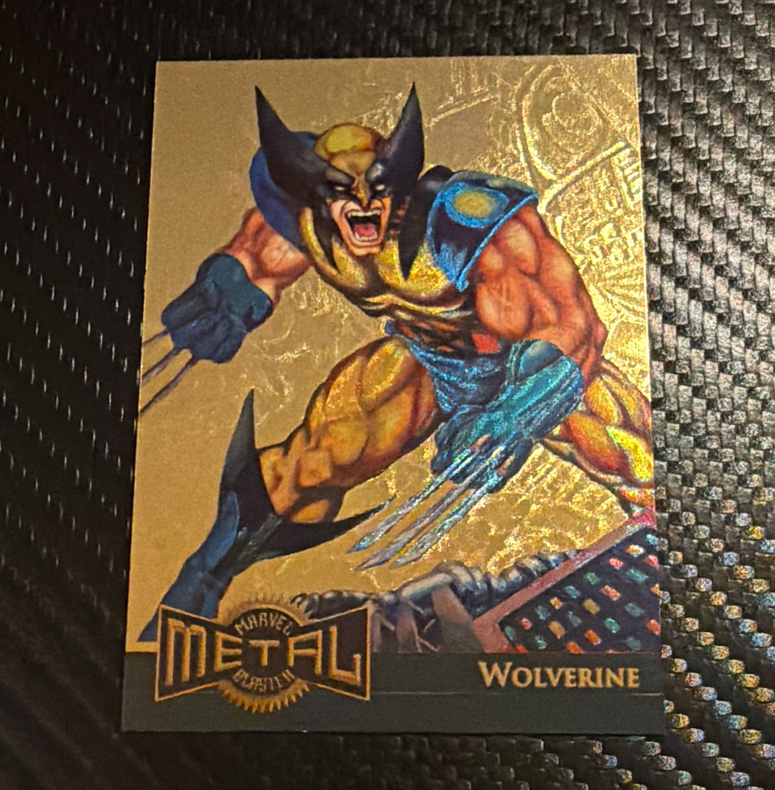 1995 Marvel Metal Wolverine Gold Blaster #18 Gorgeous gem 10 candidate