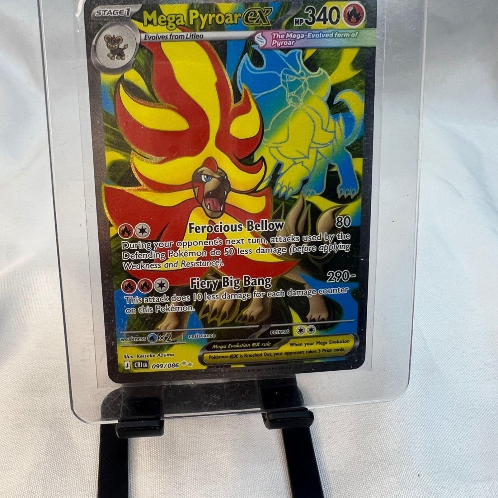 Mega pyroar ex 099086 pokemon