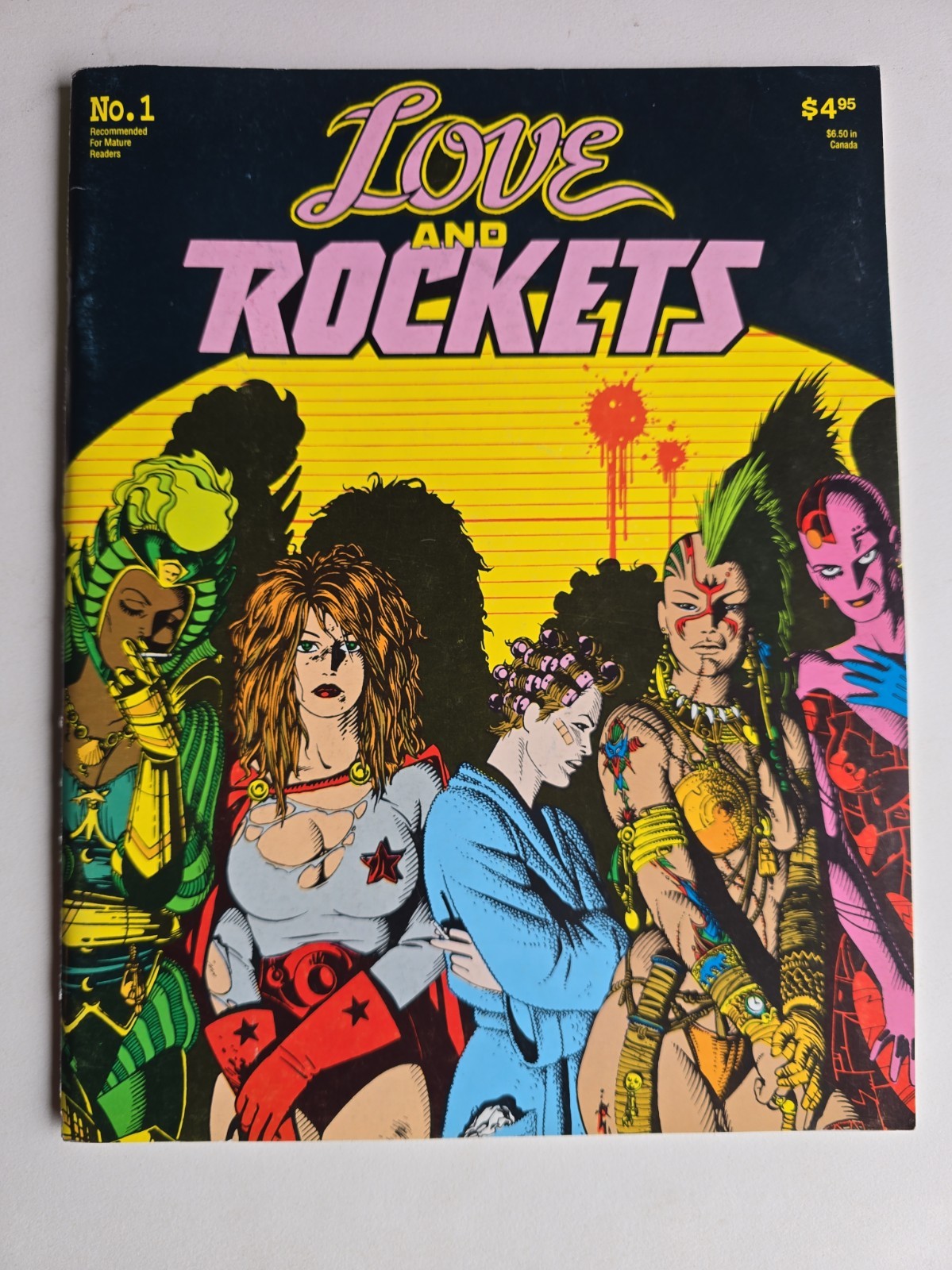 FANTAGRAPHICS BOOKS: LOVE AND ROCKETS #1, 5TH PRINT, LOW PRINT RUN, 1995, VF- FANTAGRAPHICS BOOKS: LOVE AND ROCKETS #1, 5TH PRINT, LOW PRINT RUN, 1995, VF-