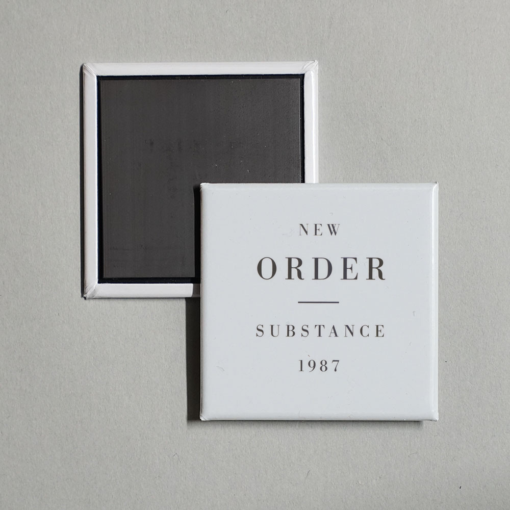 New Order - Substance Album Cover Locker Fridge Magnet New Order - Substance Album Cover Locker Fridge Magnet