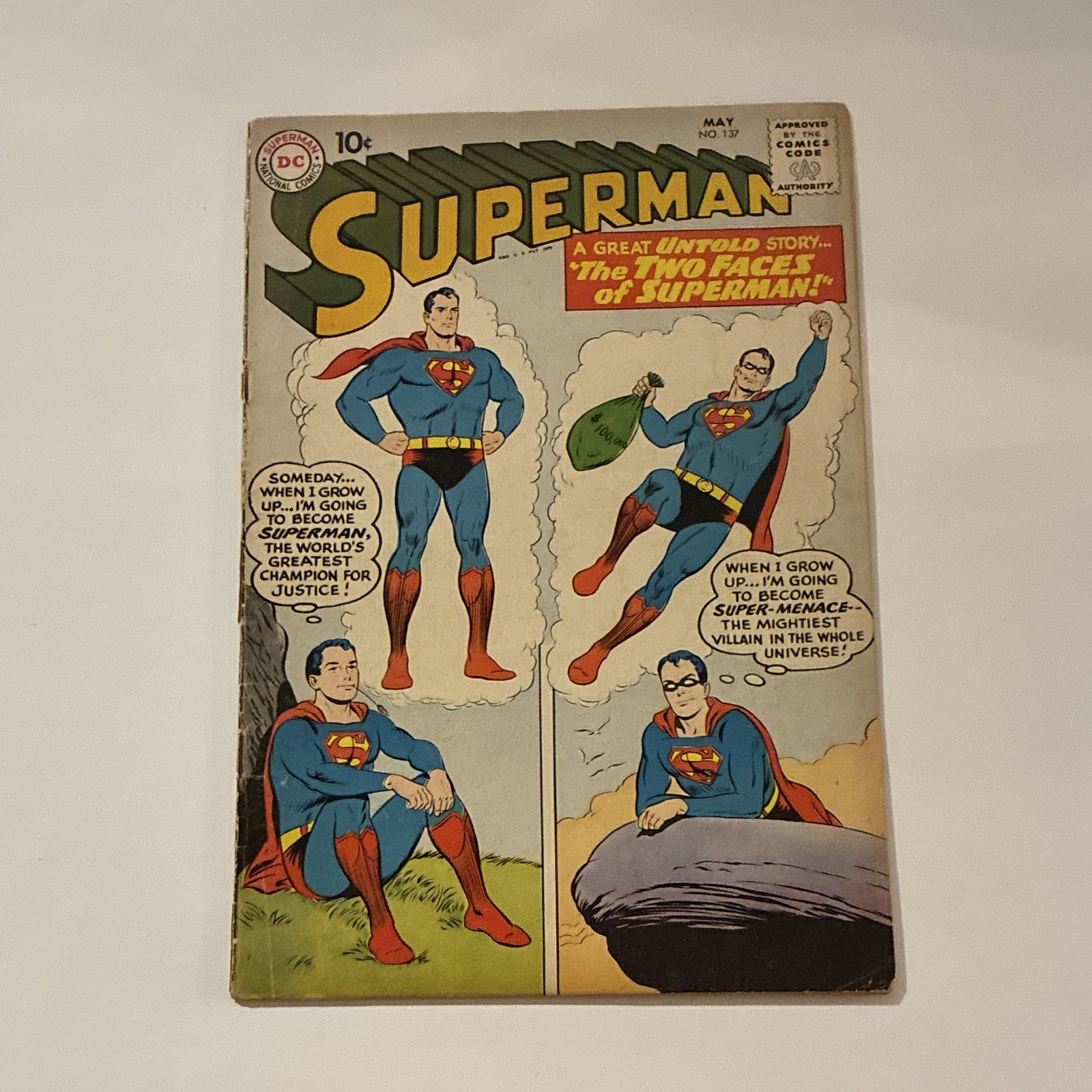 DC Comics Superman #137 May 1960 Silver Age Curt Swan Very Good Condition